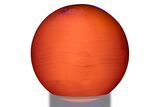 Polished Pink Manganoan (Mangano) Calcite Sphere - Fluorescent! #335017-2